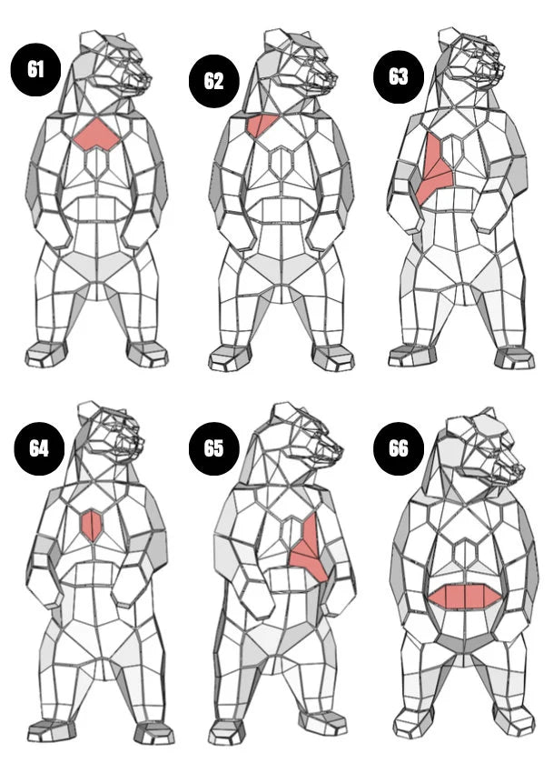 Bear Metal Welding DXF Pattern