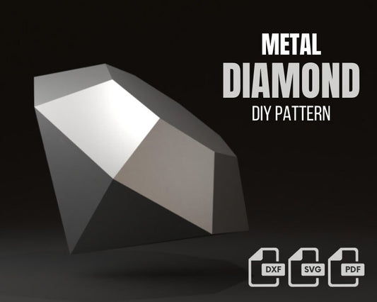 Diamond Metal Welding DXF Pattern