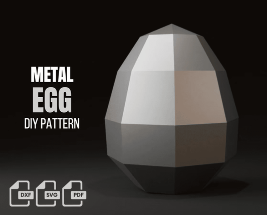 Egg Metal Welding DXF Pattern