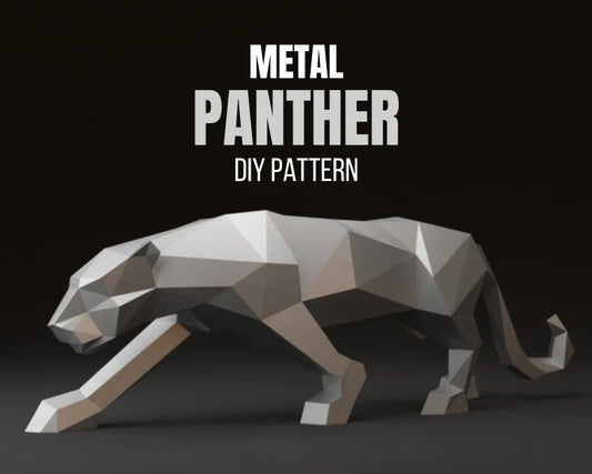 Panther Metal Welding DXF Pattern