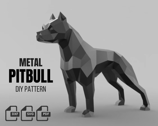 Pitbull Metal Welding DXF Pattern