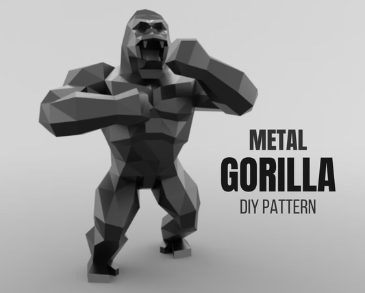 Gorilla Metal Welding DXF Pattern