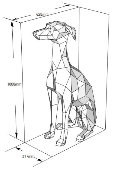 Greyhound Metal Welding DXF Pattern