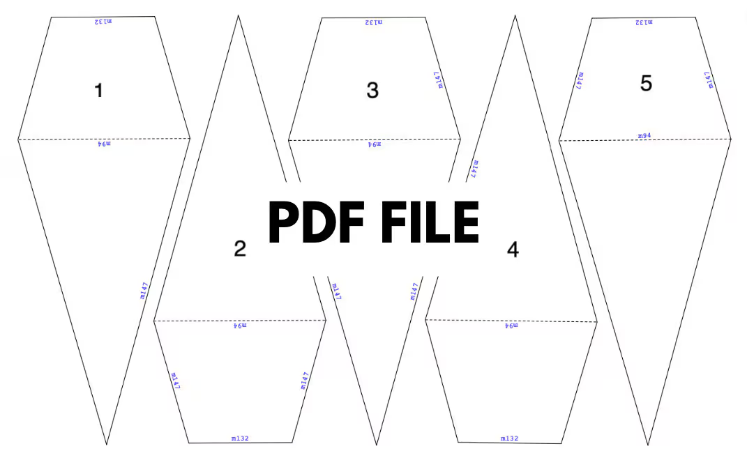 Bull Metal Welding DXF Pattern