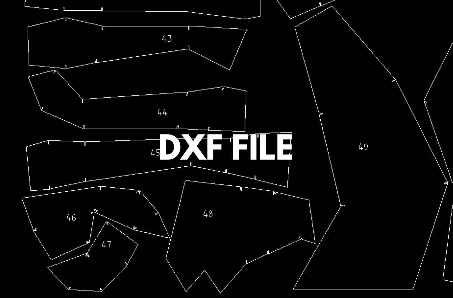 Eagle Metal Welding DXF Pattern
